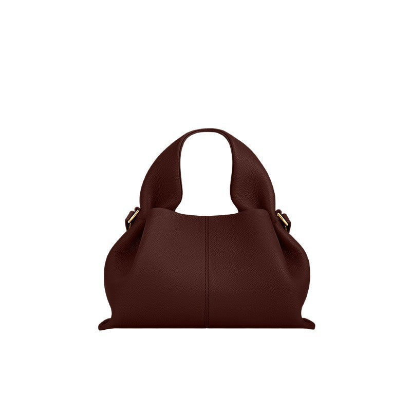 Jaden Leather Cloud Crossbody Bag