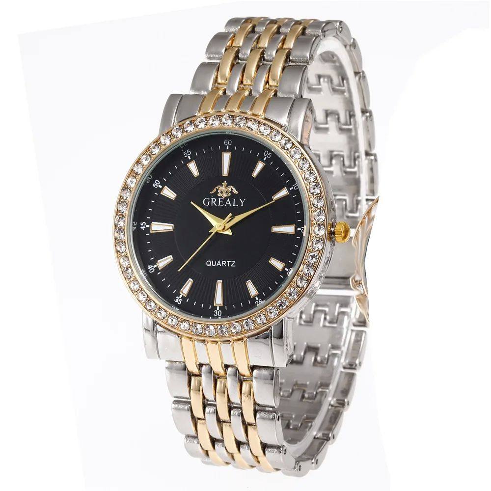 Grealy Rhinestone Lovers Watch