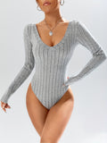 Amanda | V-Neck Bodysuit