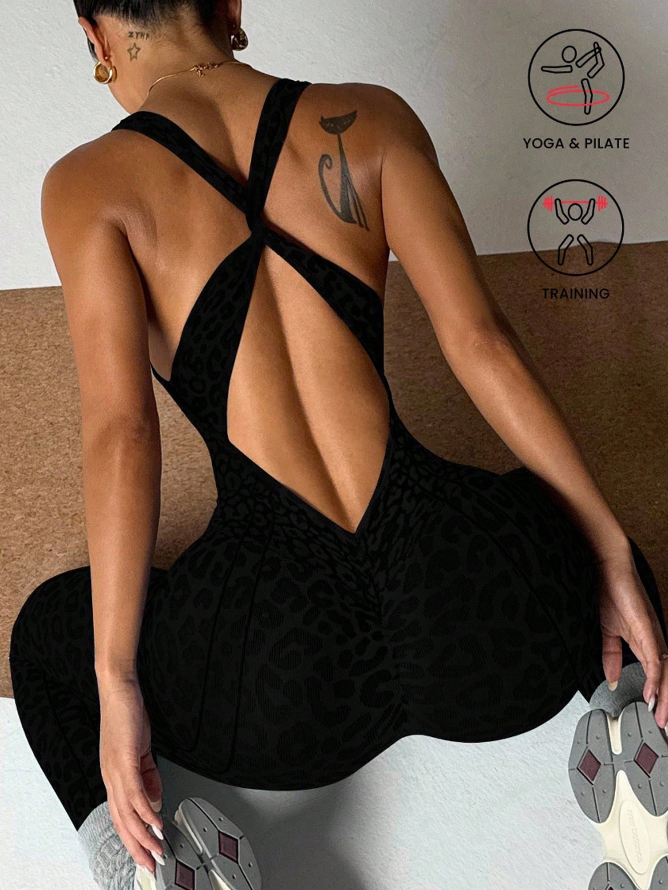 SculptFit Backless Jumpsuit