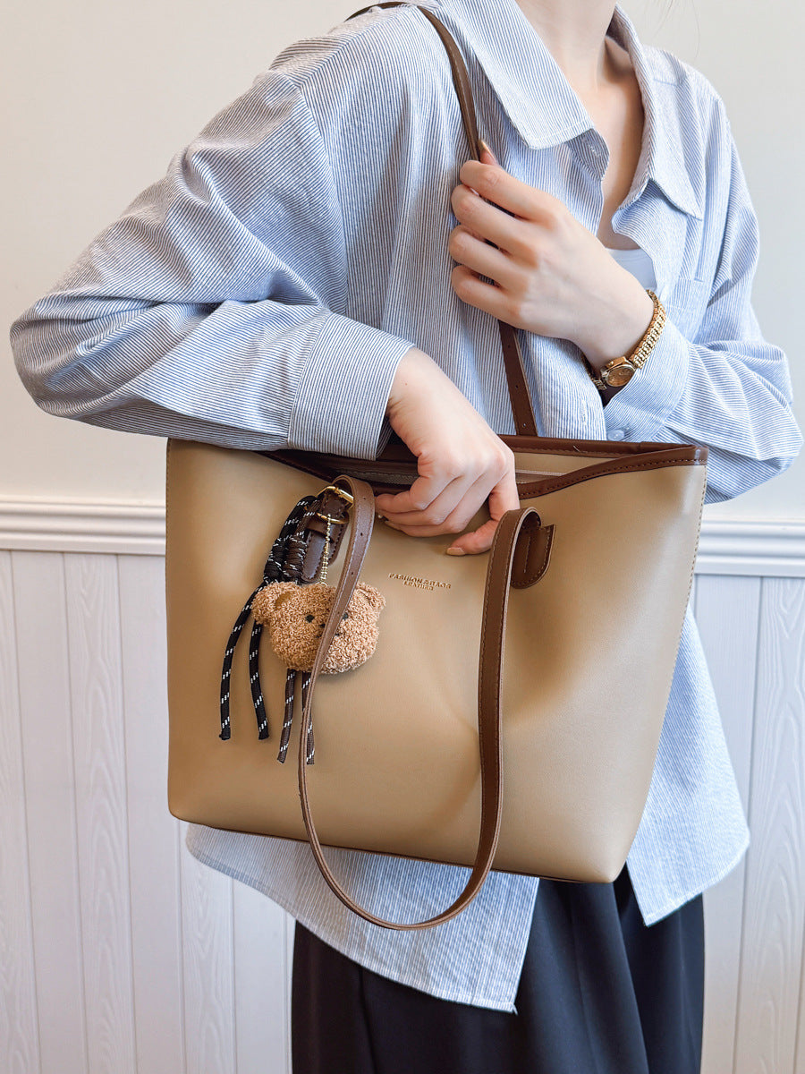 Retro Large-Capacity Women Tote Bag