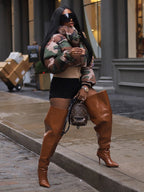 Sharon Retro camouflage jacket