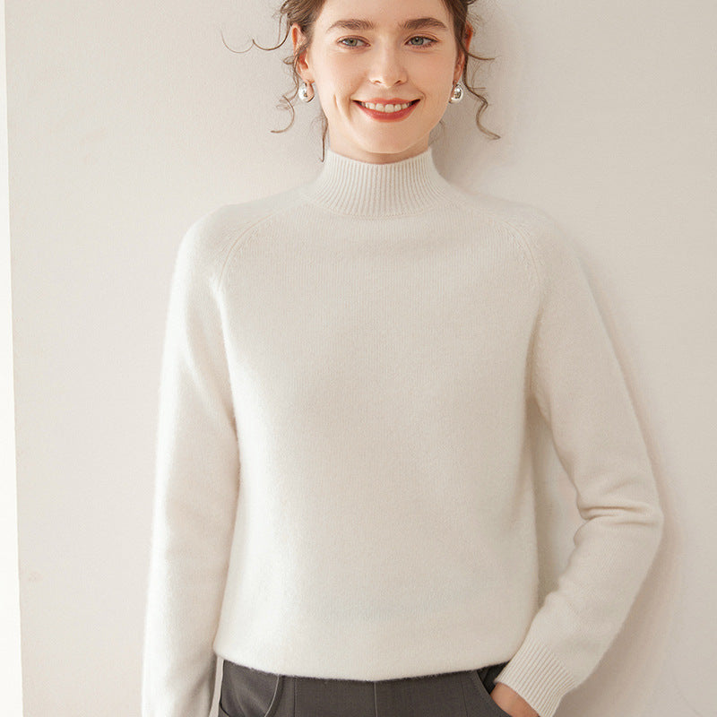 Daria Pure Cashmere Half Turtleneck Sweater