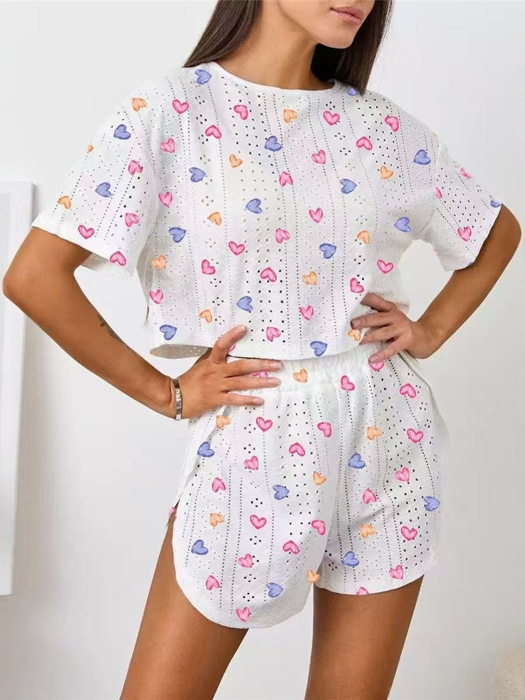 Amanda Short Sleeve Pajama Set