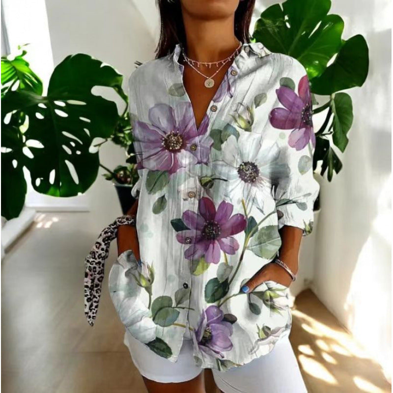 Julia Loose Fit Floral Blouse