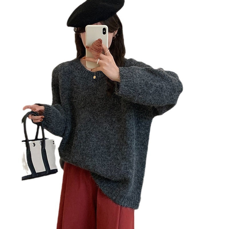 Loose Fit Long Sleeve Sweater