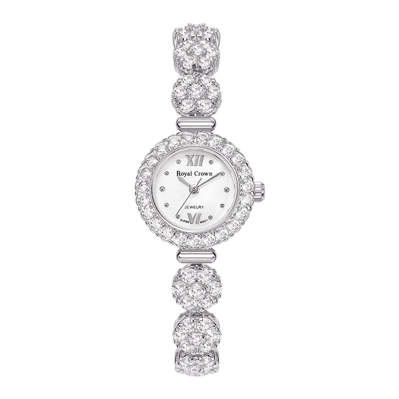 Royal Crown Diamond Bracelet Watch for Women