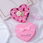 Soap Flower Rose Heart Gift Box