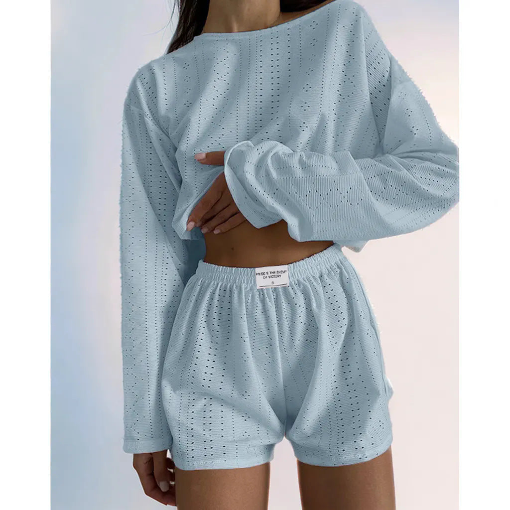 Fashion Simple Loose Top Shorts