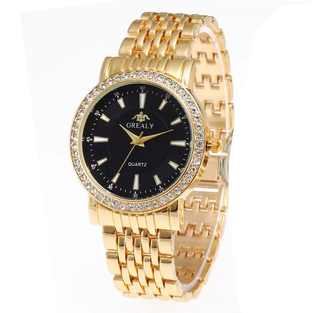Grealy Rhinestone Lovers Watch