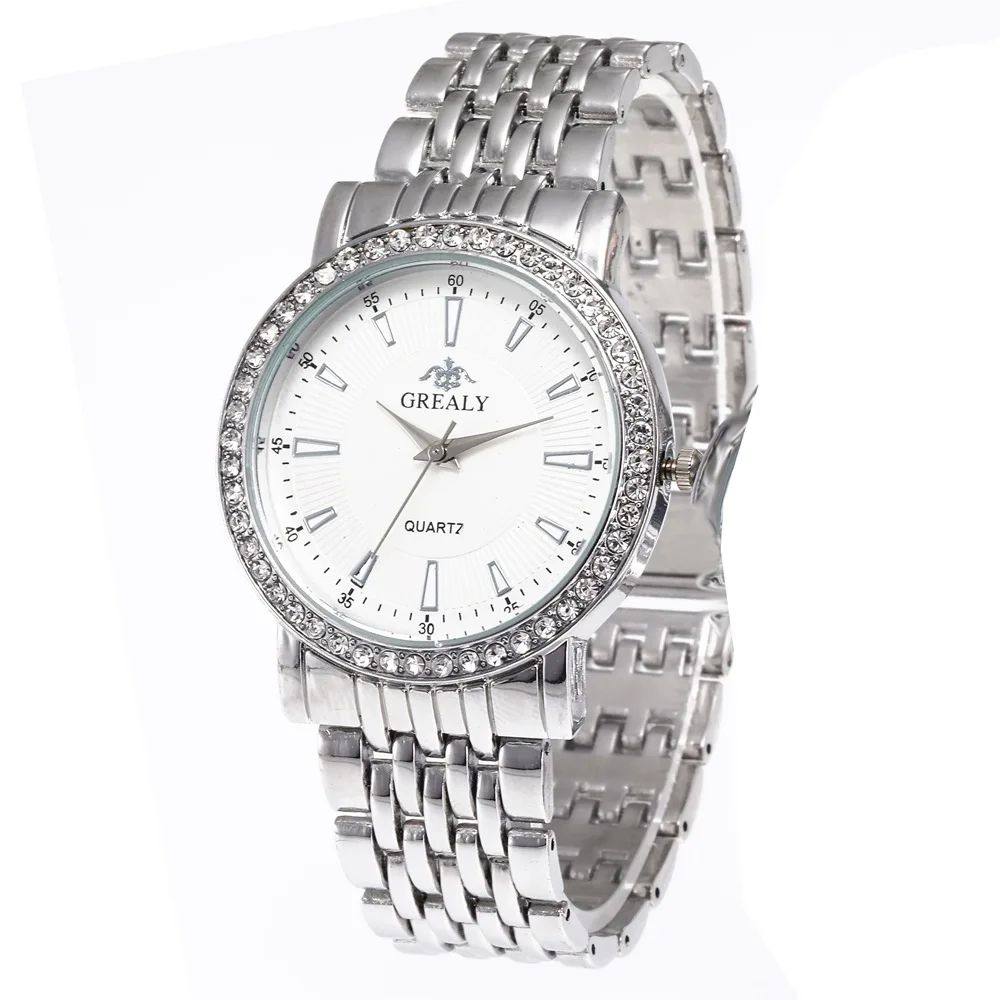 Grealy Rhinestone Lovers Watch