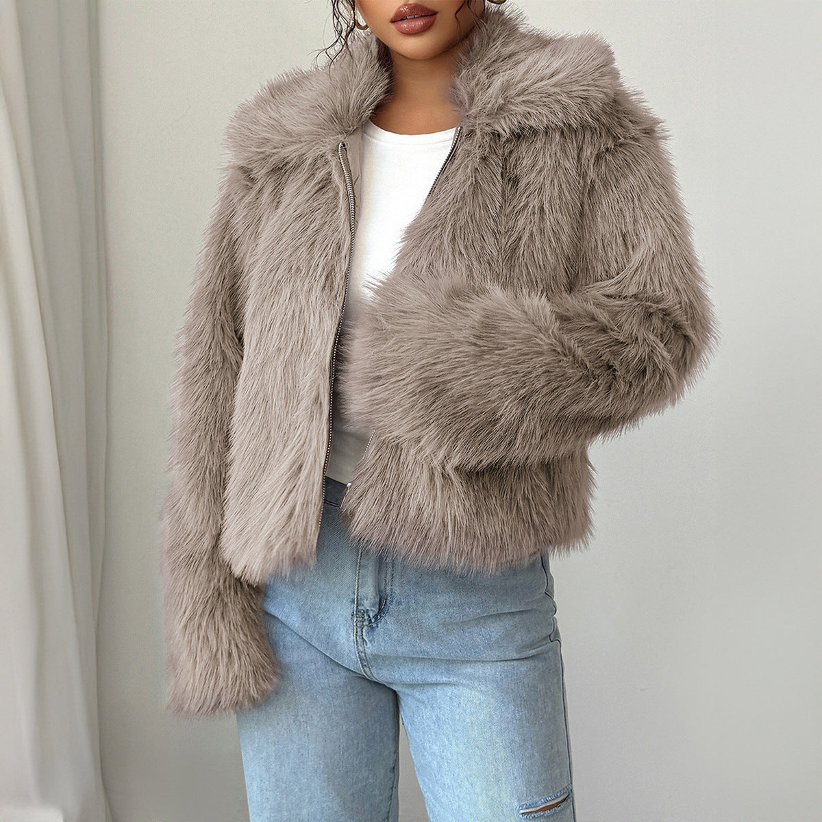 Cathy Down long-sleeved coat