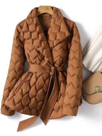 Ida | Luxury Ripple Quilted Coat