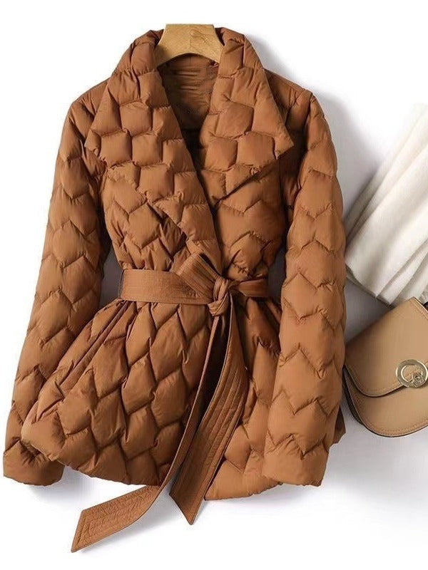 Ida | Luxury Ripple Quilted Coat