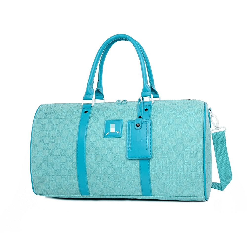 Chessboard diagonal crossbody bag