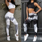 High-Waist Printed Yoga Leggings