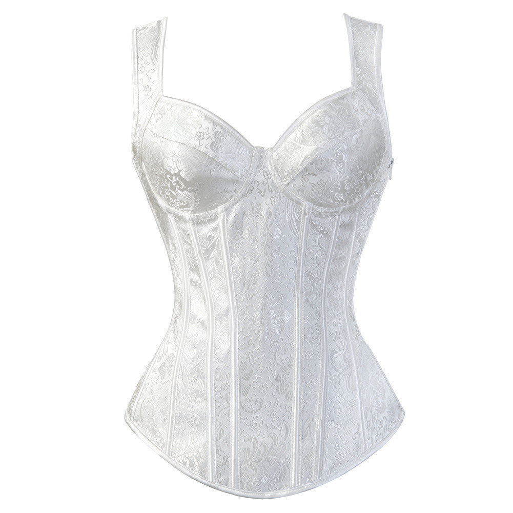 Retro Jacquard Corset