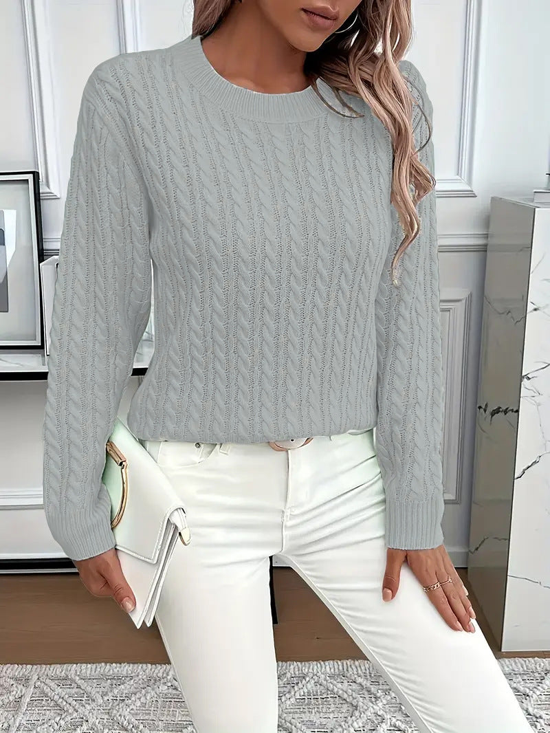 Sara | Classic Cable Knit Sweater