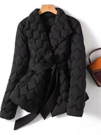 Ida | Luxury Ripple Quilted Coat