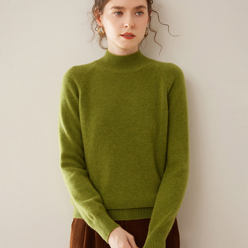 Daria Pure Cashmere Half Turtleneck Sweater