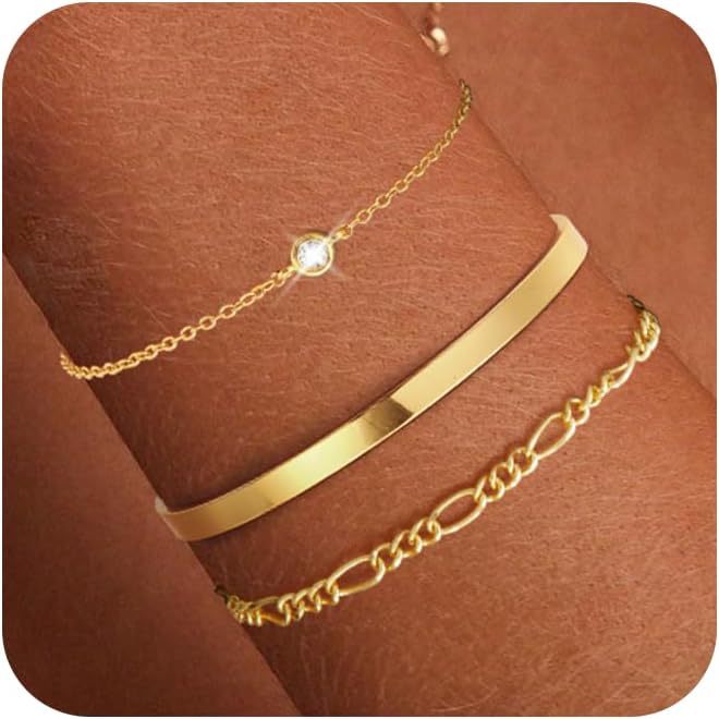 Inlaid single zirconia bracelet