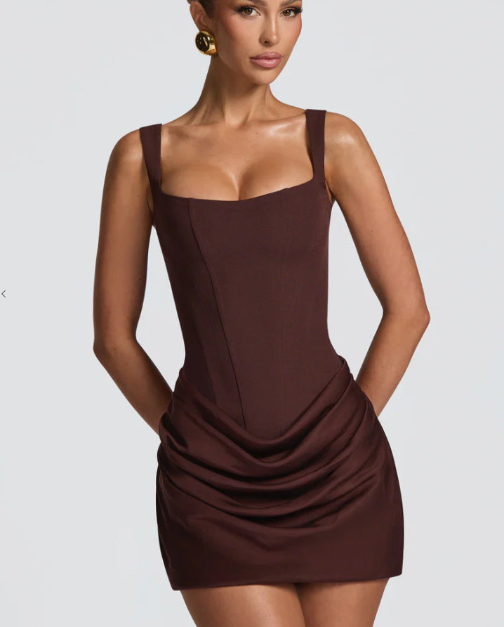 Esmeralda Bodycon Tie Waist Dress