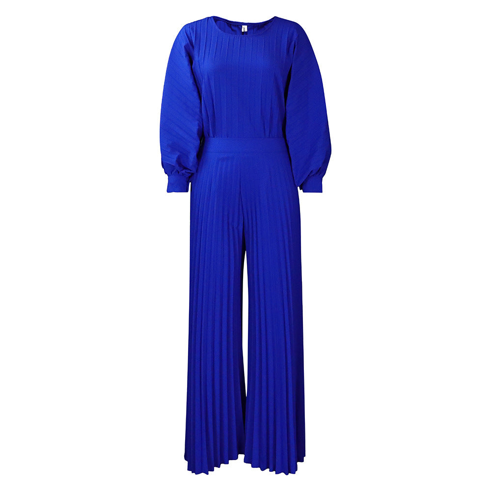 Casual Loose Fit Shirt and Wide Leg Pants