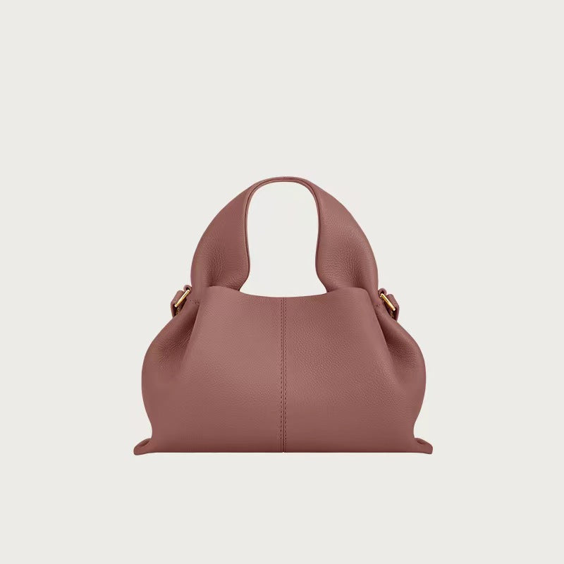 Jaden Leather Cloud Crossbody Bag