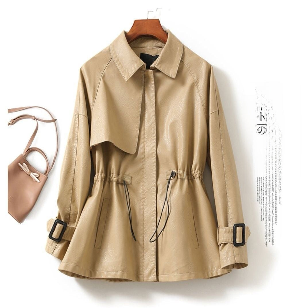 Clarinda Sheepskin Leather Jacket