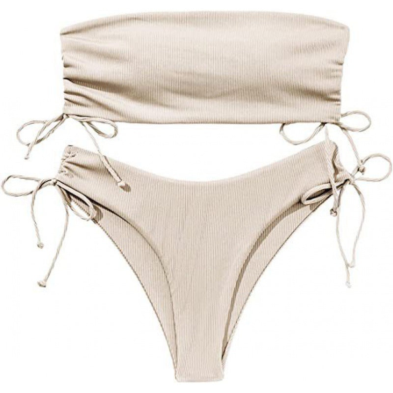 Sophisticated Split Bikini Swimsuit
