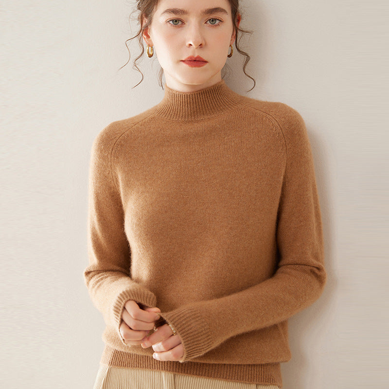Daria Pure Cashmere Half Turtleneck Sweater