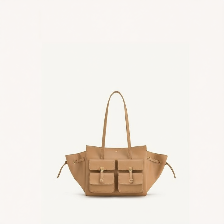 Trendy Leather Shoulder Tote Bag