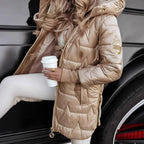 Liza | Hooded Elegant Winter Jacket