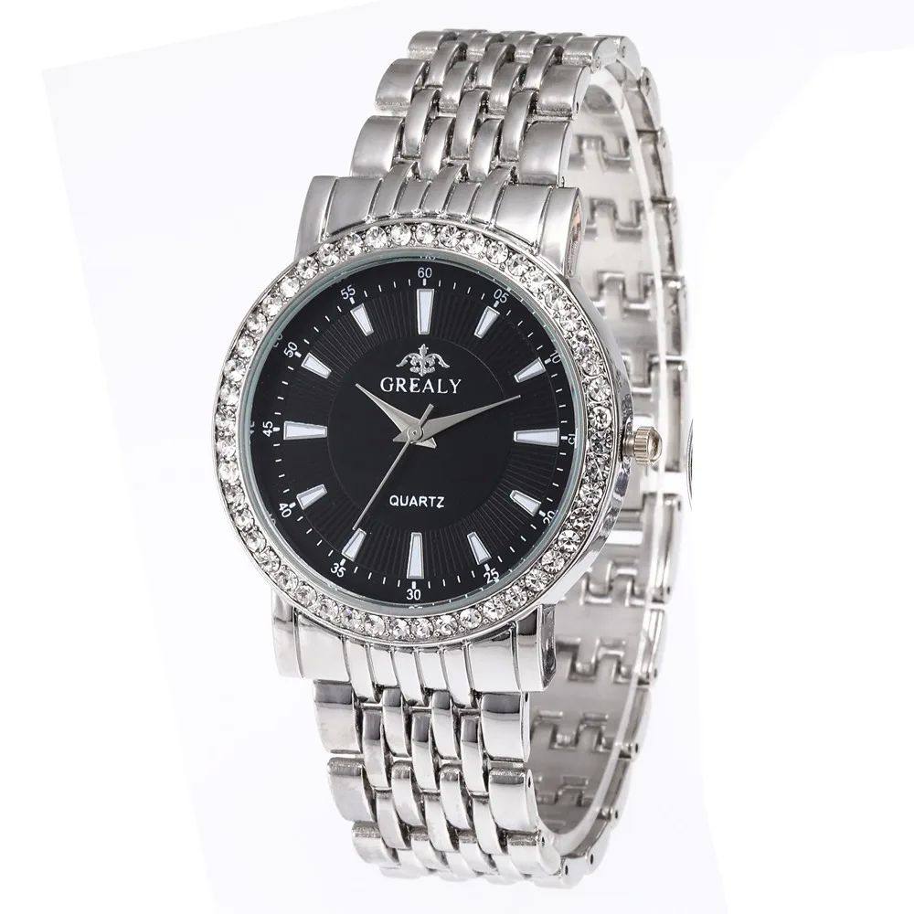 Grealy Rhinestone Lovers Watch