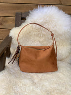 Retro Suede Underarm Handbag