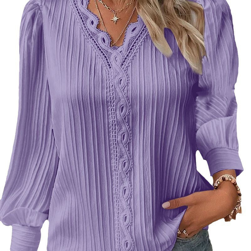 Marie Elegant Long Sleeve Shirt
