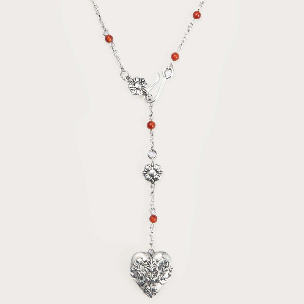 Vintage Heart Pendant with 18K Gold Plating