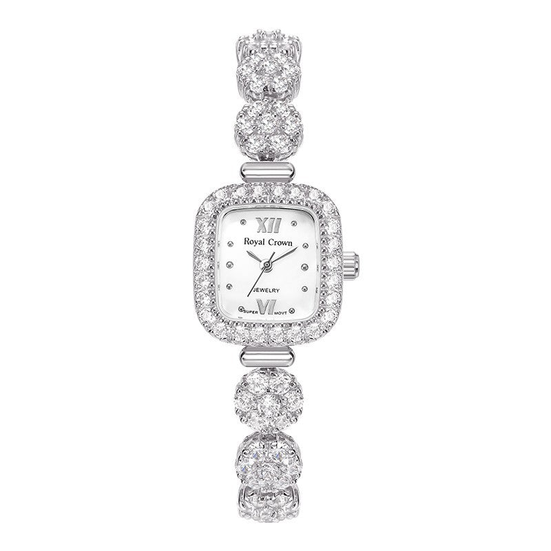 Royal Crown Diamond Bracelet Watch for Women