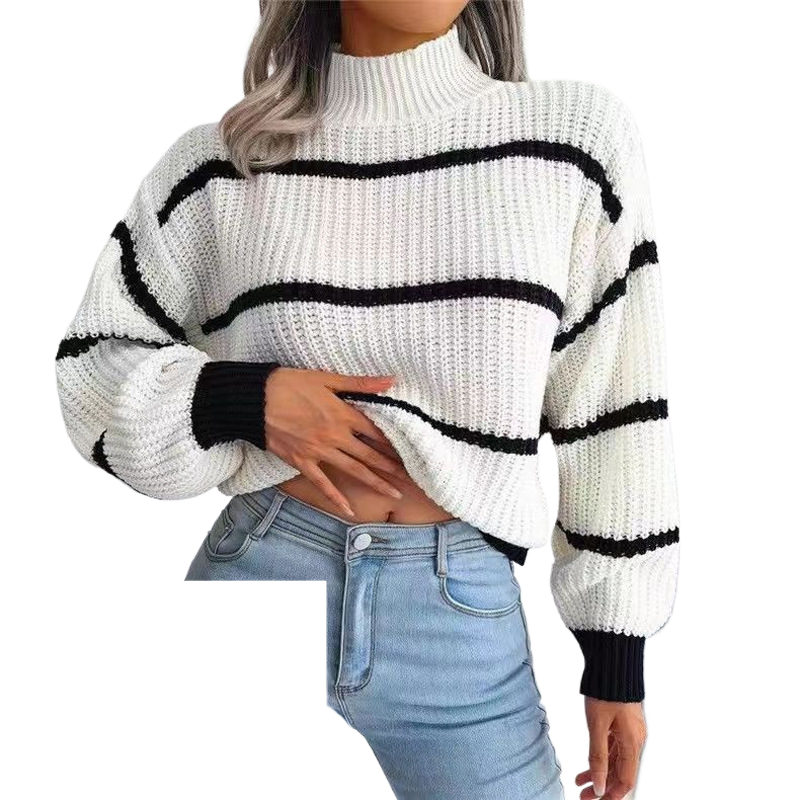 Nami Striped long-sleeve sweater