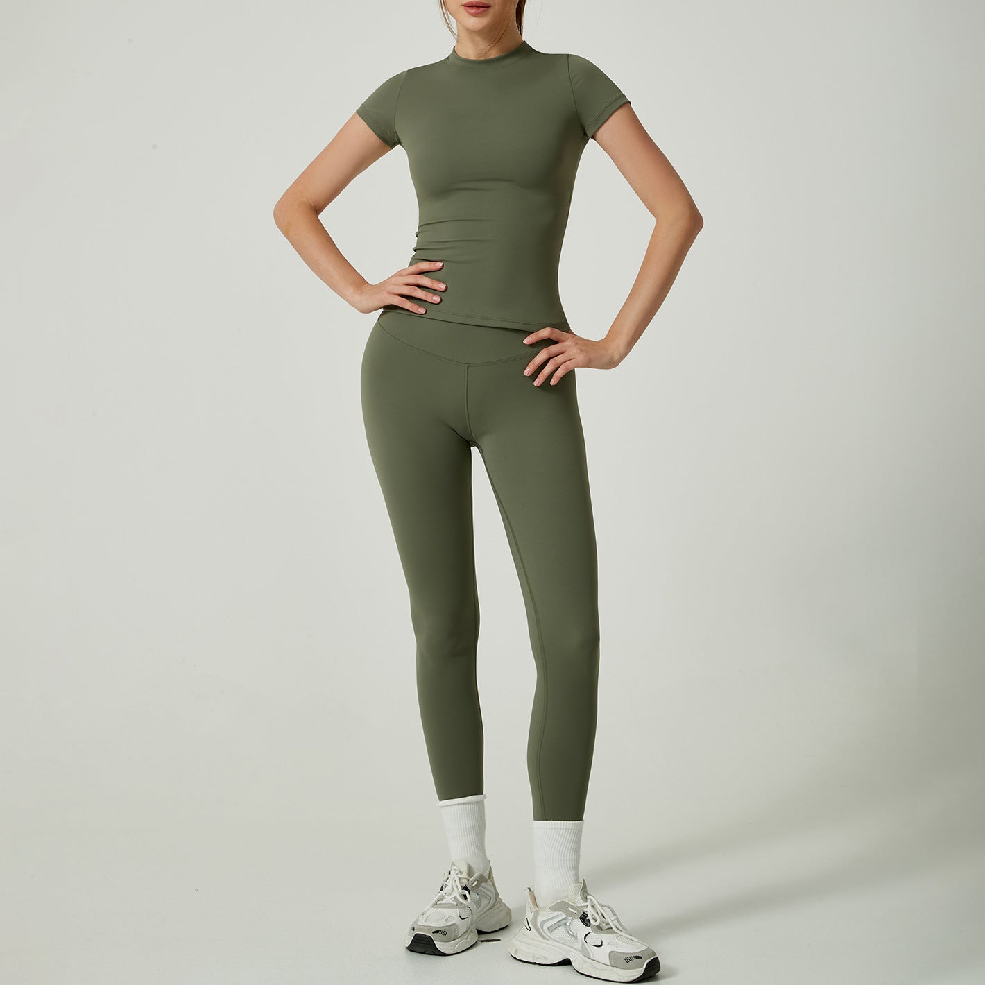 Brocade Silk Yoga Sports Suit