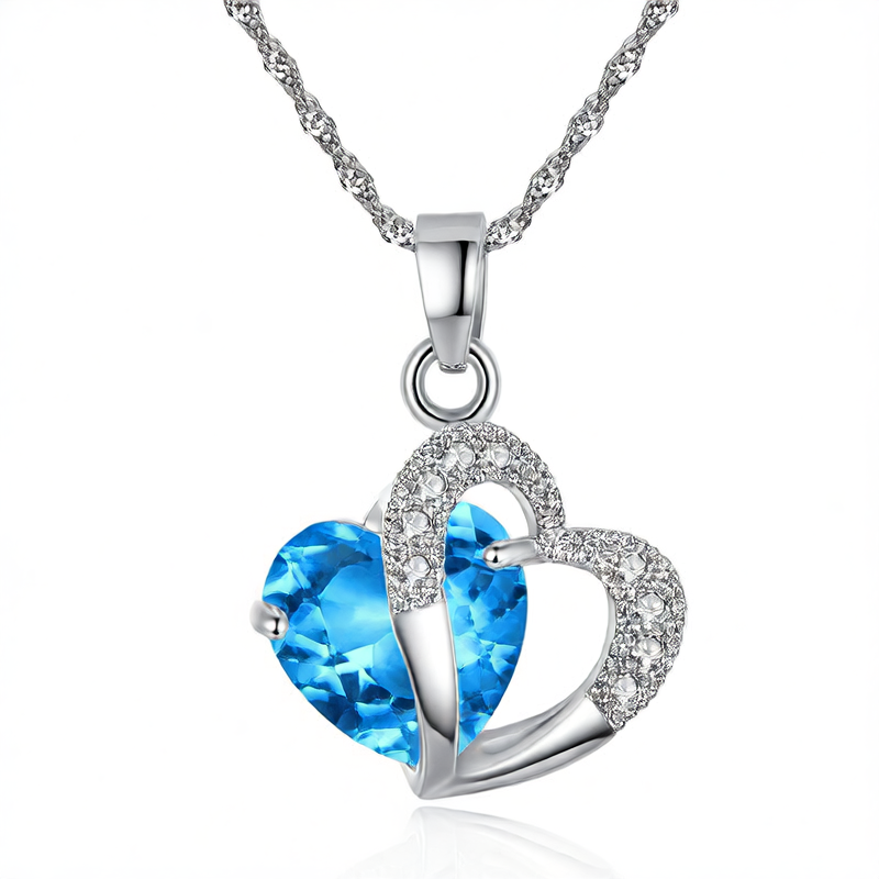 Elegant Crystal Zircon Pendant Necklace for Women