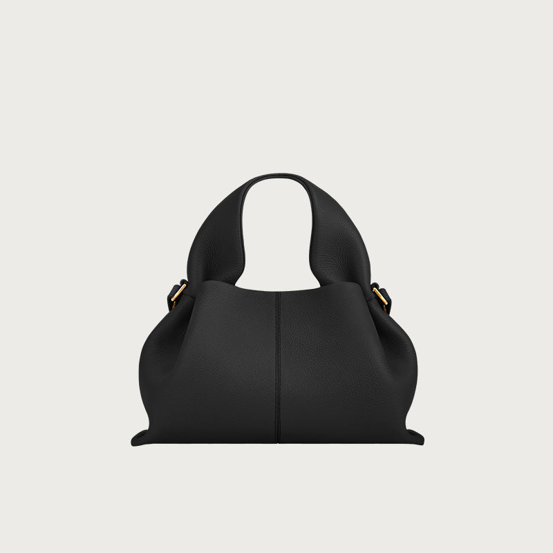 Jaden Leather Cloud Crossbody Bag