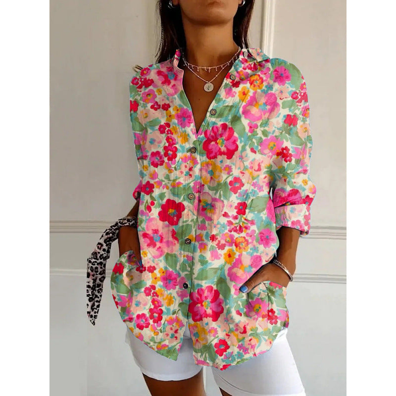 Julia Loose Fit Floral Blouse
