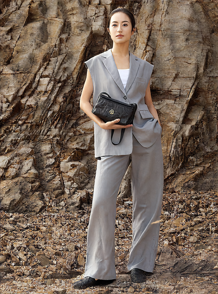 Tanned Cowhide Tote Bag