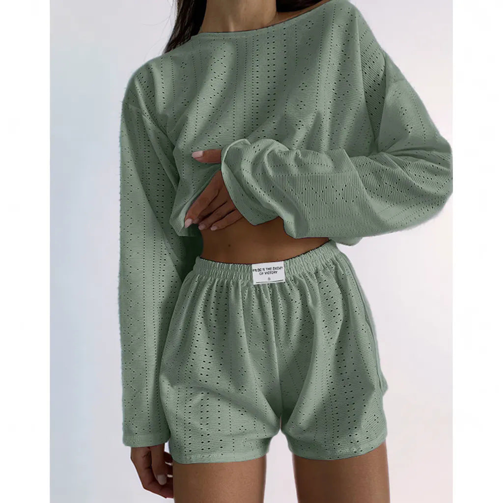 Fashion Simple Loose Top Shorts