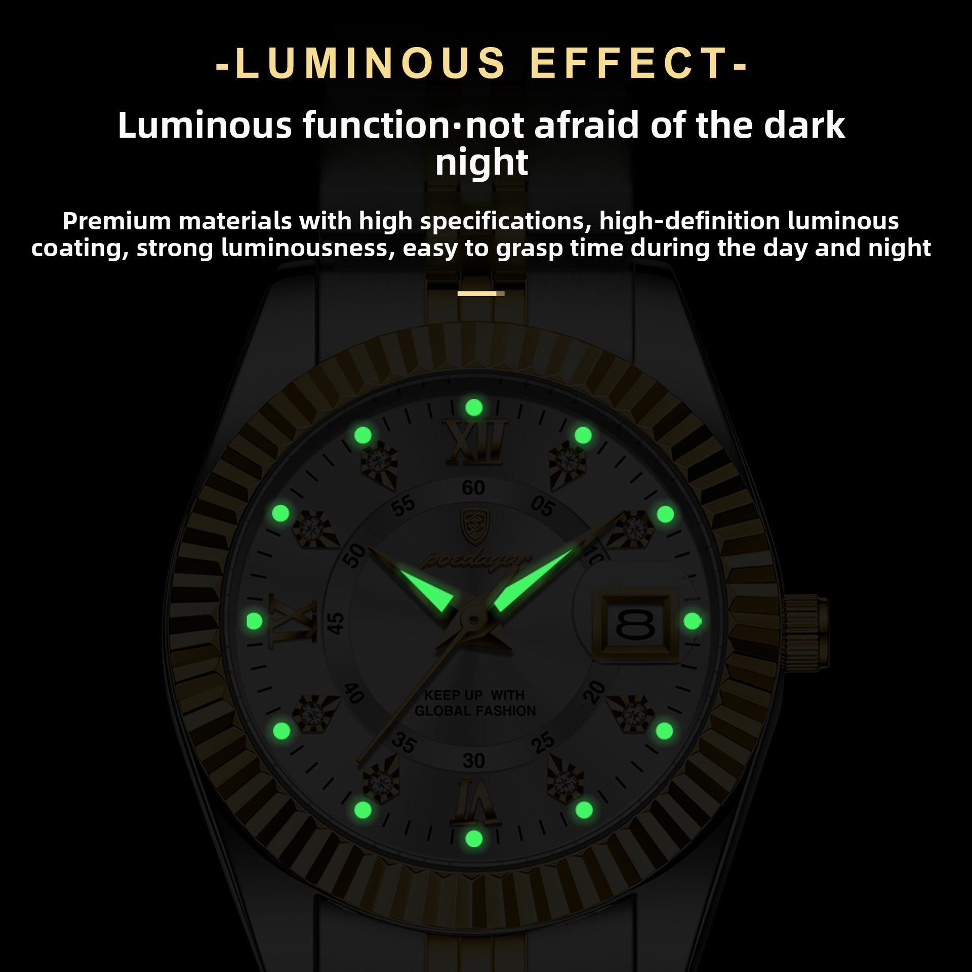 Luminous Dial Women's Watch