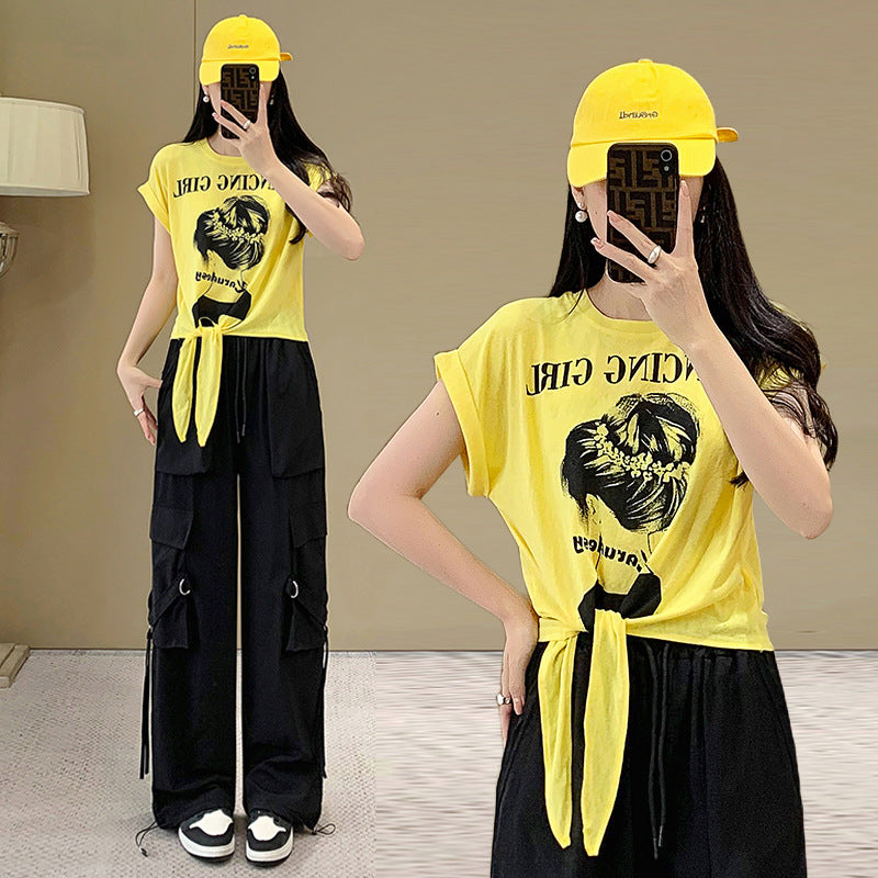 Dancing Girl Fashion Casual Sports Suit
