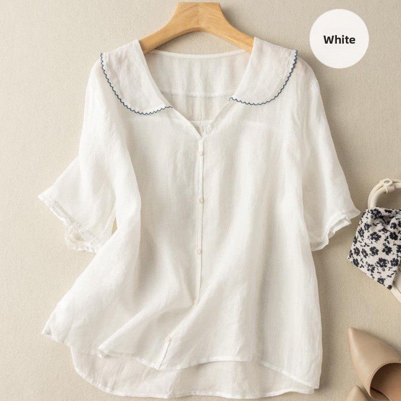 Cotton linen shirt