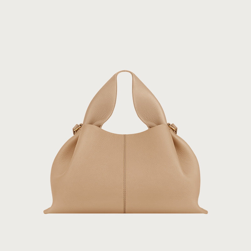 Jaden Leather Cloud Crossbody Bag