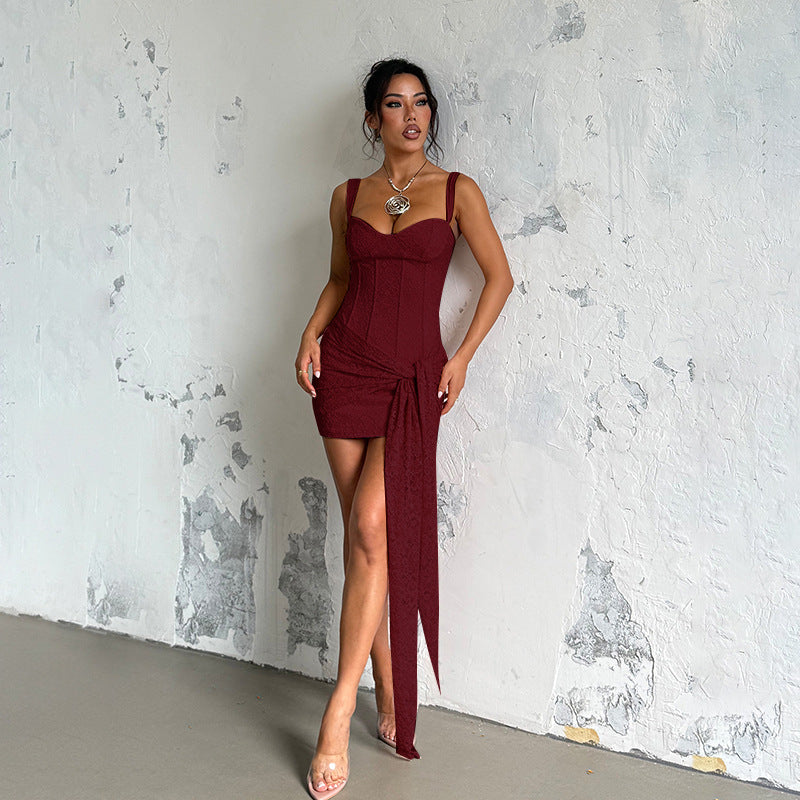 Birgitt lace ribbon Dress